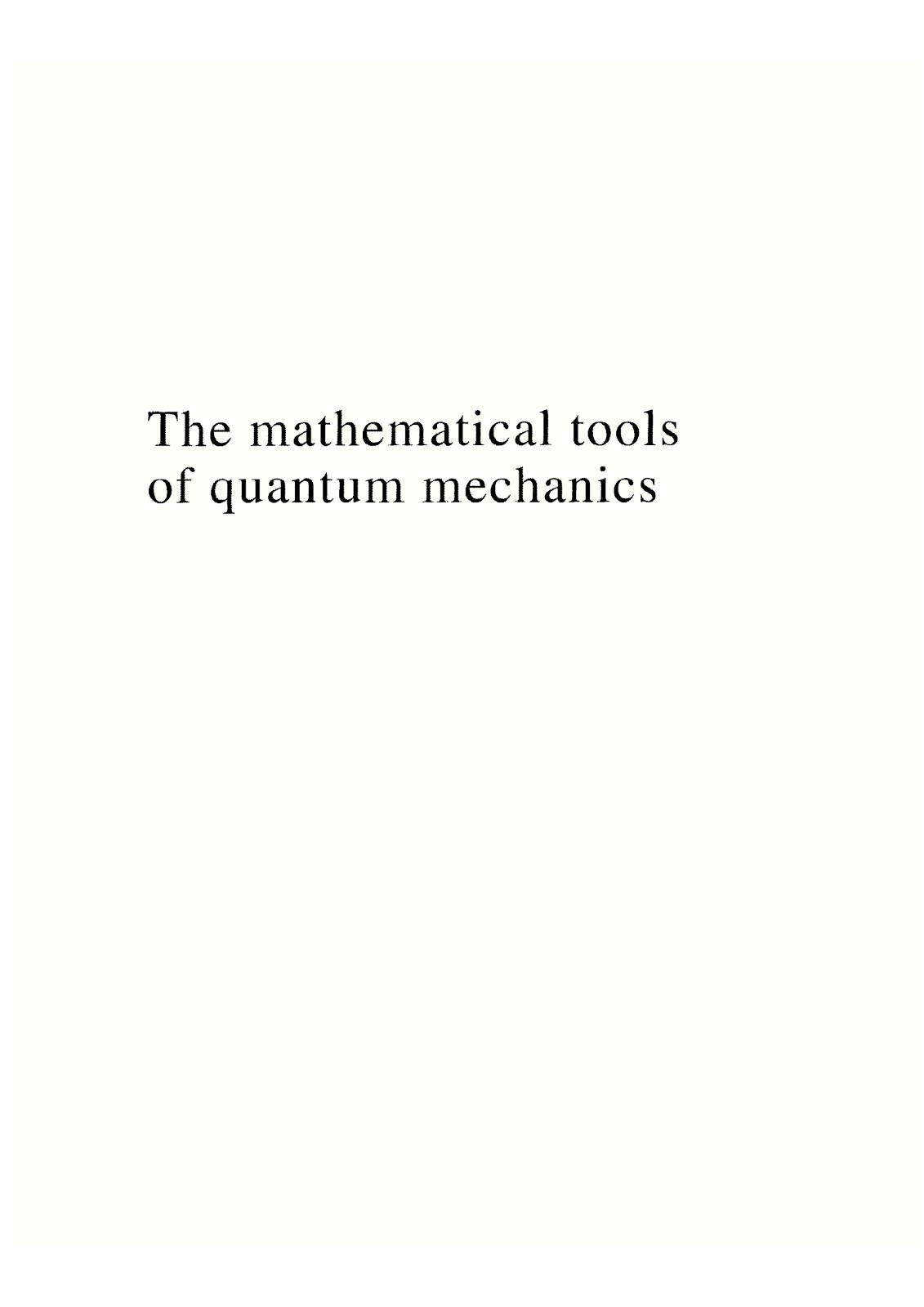 Sakurai Modern Quantum Mechanics Ebook